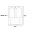 Armoire de décoration multifonctionnelle haut de gamme rétro moderne