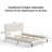 Yeleini Modern Horizontal Panel Upholstered Low Profile  Full Size Platform Bed  with Tufted Headboard-852734835-852734838