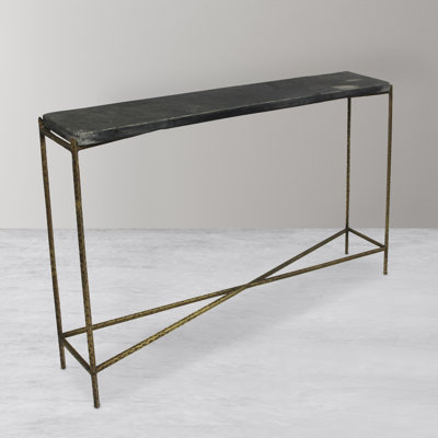 Jamez Stone Top Console Table