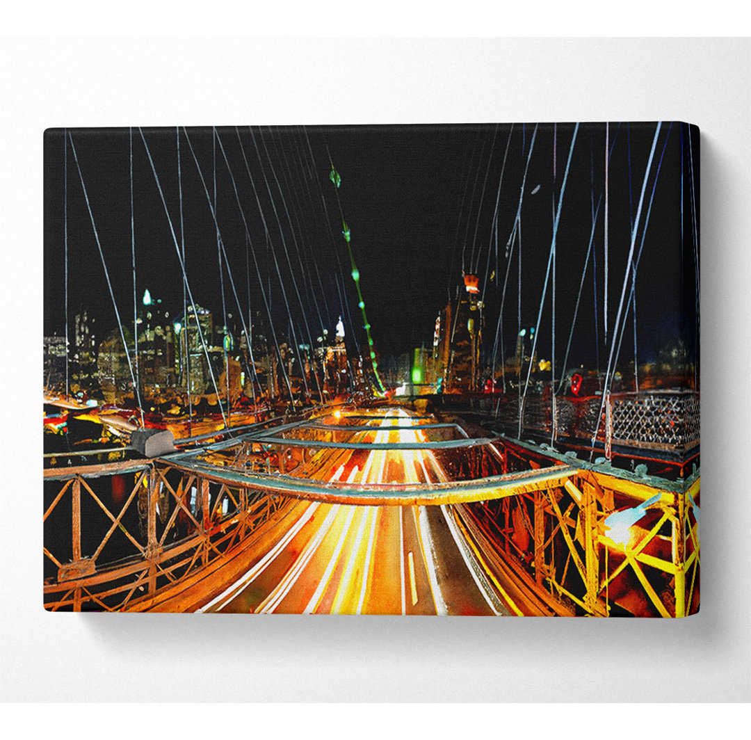 New York Nights - Kunstdrucke auf Leinwand - Wrapped Canvas