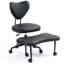 Chaise de méditation moderne avec support lombaire, coussin réglable et pivot à 360 ° pour le bureau à domicile