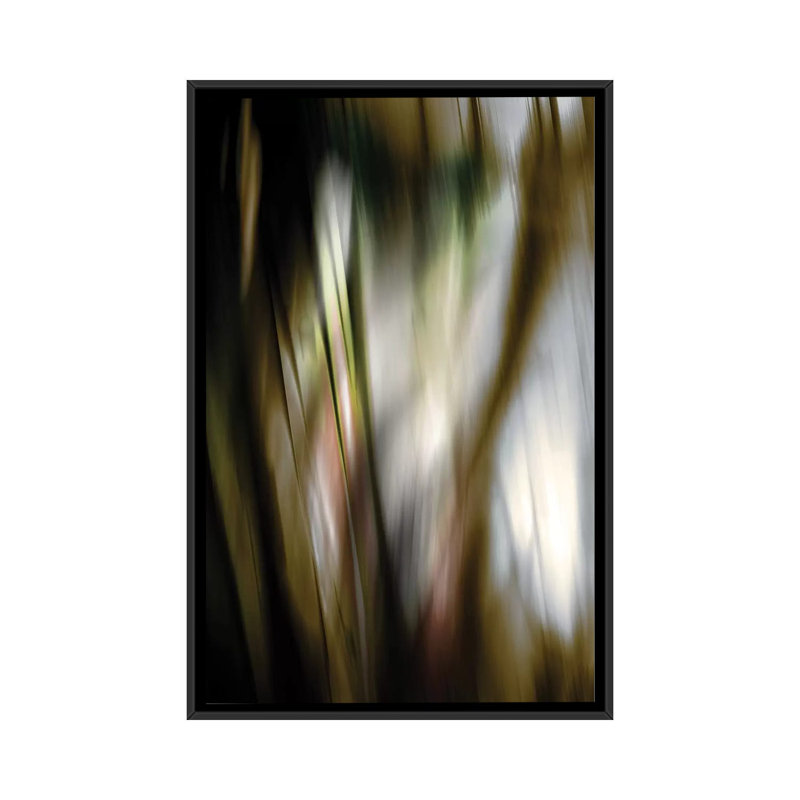 « organic iii », impression sur toile, H 26 po x l 18 po x P 1,5 po, Pas de tapis, Toile avec cadre noir