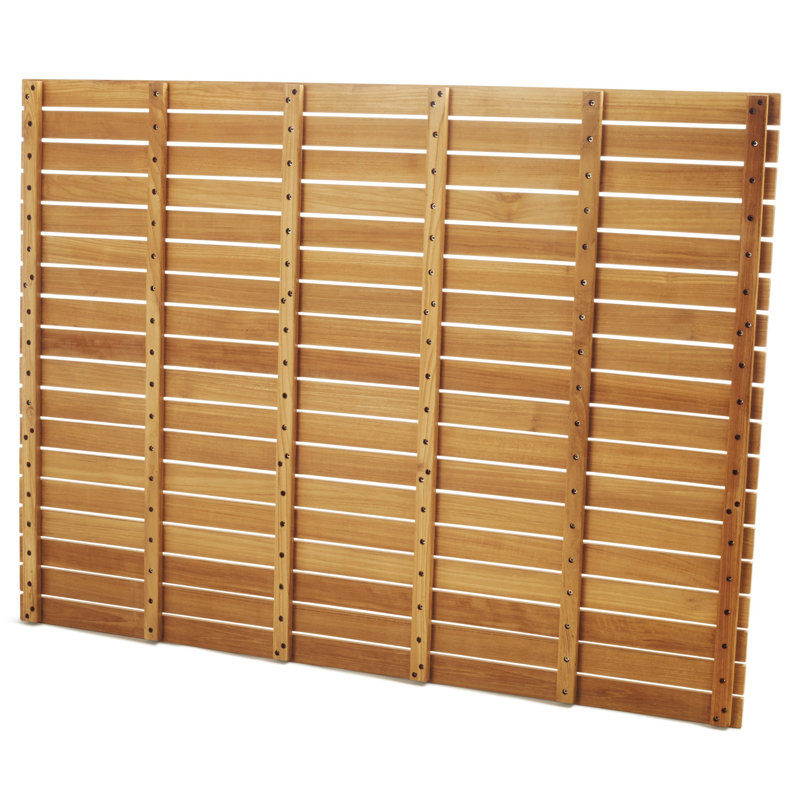 Large Teak Wood Anti-Slip Shower Mat