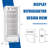 KICHKING 24'' Commercial Merchandising Refrigerator, 16.3 Cu.ft Drink Refrigerator with Glass Door-88421536