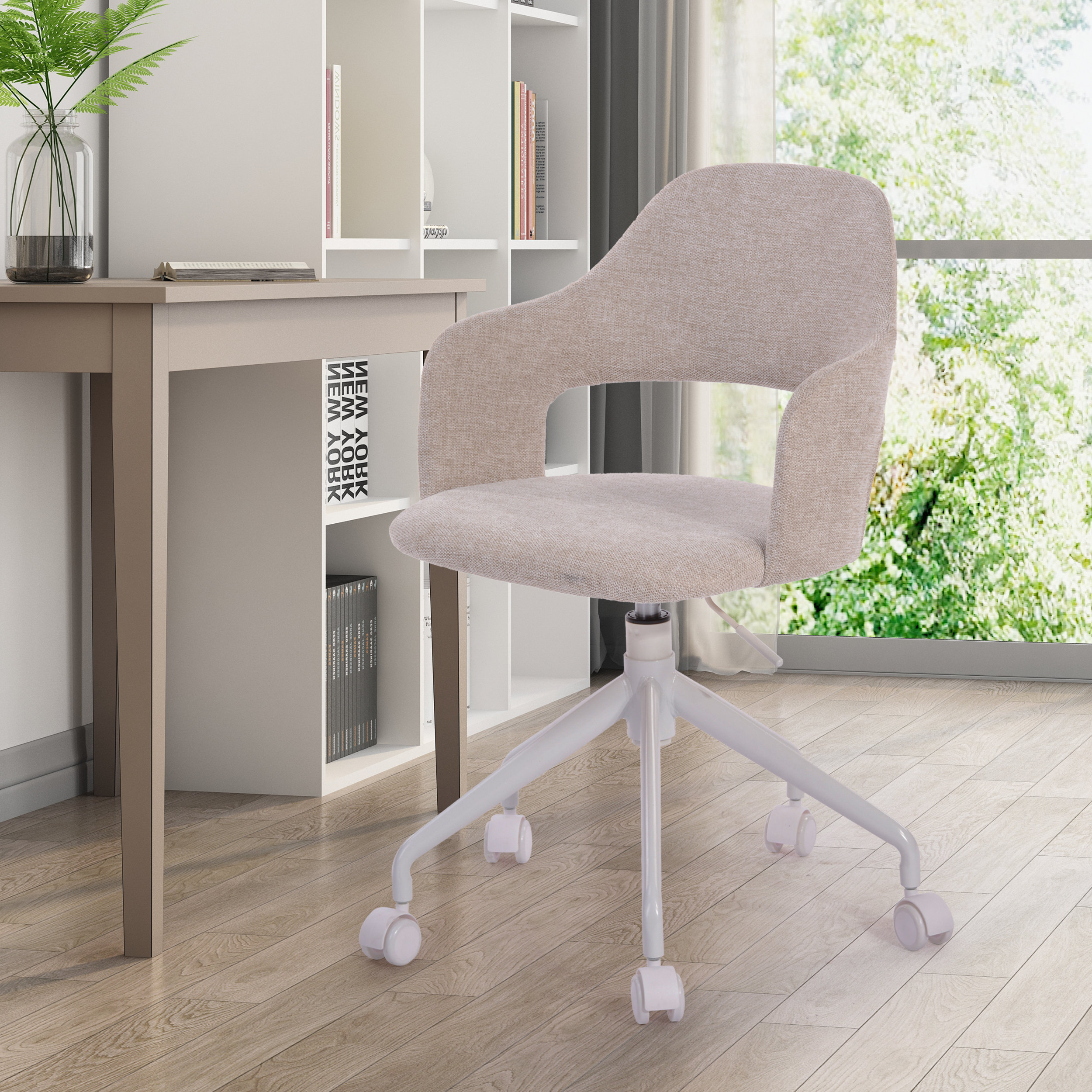 Linen task chair hot sale