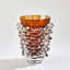 Porcupine Vase-Dark Amber-Tall