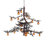 Aubra 18 - Light Steel Dimmable Geometric Chandelier