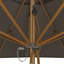 Parasol en teck 11 pi-4719660