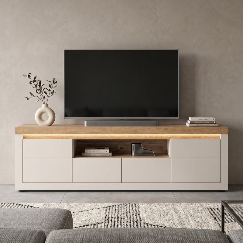 Berghildur TV Stand, 62.5"H x 194"L x 39.6"W