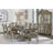6 - Person Extendable Solid Wood Top Double Pedestal Base Dining Set-113064482