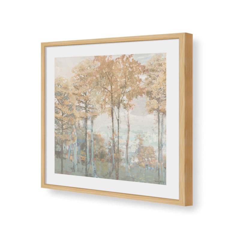 Emberwood II by Amber Sterling Art Print, L 12 po x H 12 po, Érable, Impression encadrée