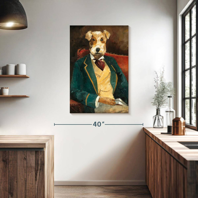 Brampt Edgar Allen Paw, 39" H x 26" W
