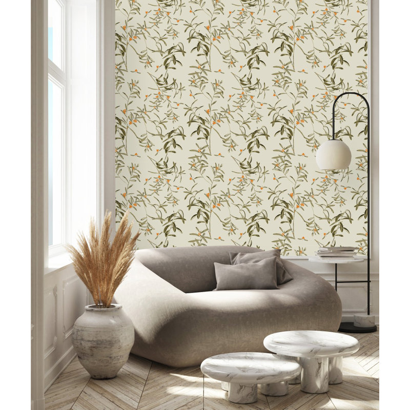 Carreau de papier peint l 25 po, L 2,09 pi x L 10,42 pi