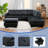97'' Velvet Sofa-90409116