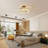 Darvel 1 - Light 19.6" Round LED Semi Flush Mount
