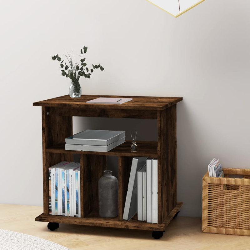 Arienna End Table, Smoked Oak