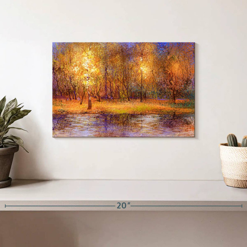 Paysage d'automne Alvord, H 8 po x l 12 po