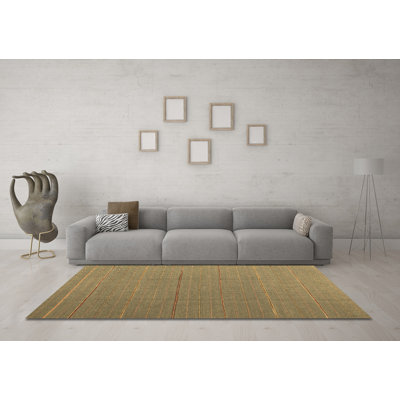 Washable Striped Indoor Rug
