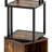 Kostaq 4-Tier Bookshelf, Multi-Functional 360° Rotating Floor Standing Bookcase-2087436124