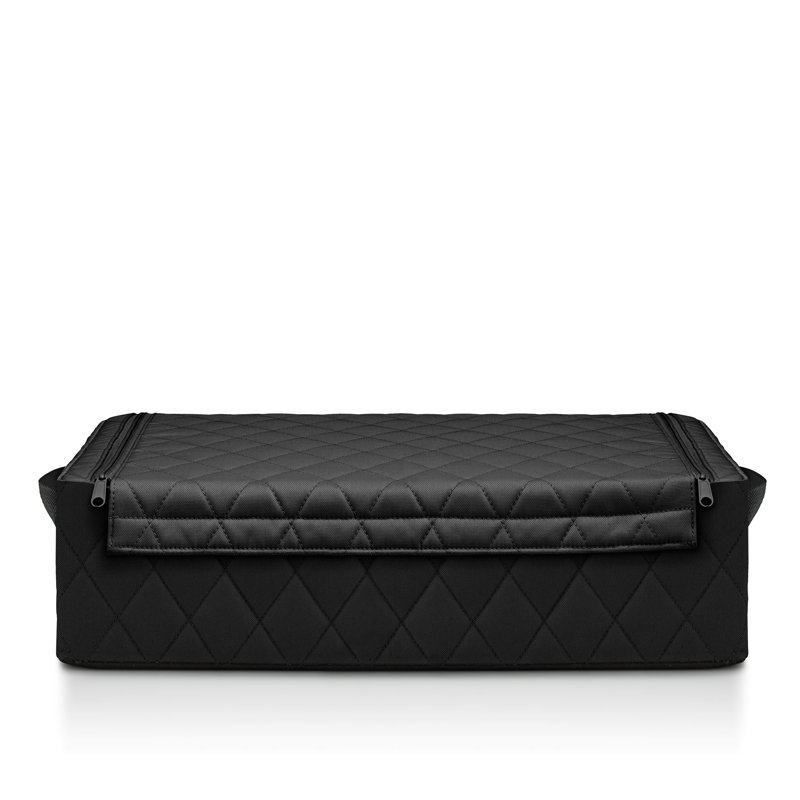 Reisenthel Recycled Polyester Fabric Decorative Bin,  Black diamond