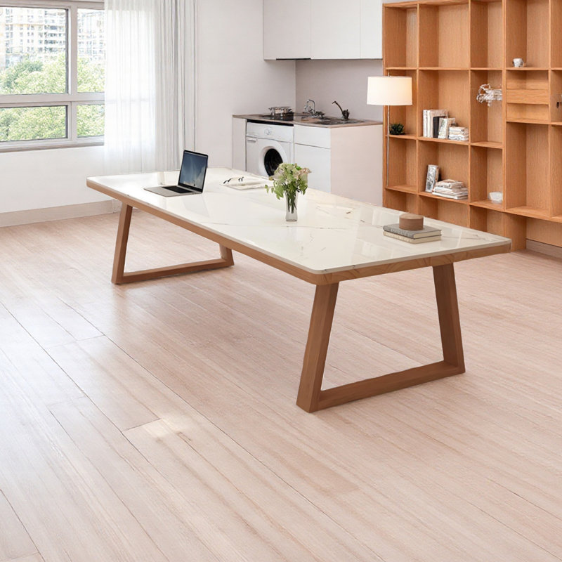 Table de salle à manger spacieuse haut de gamme, H 29,52 po x L 70,86 po x l 31,49 po