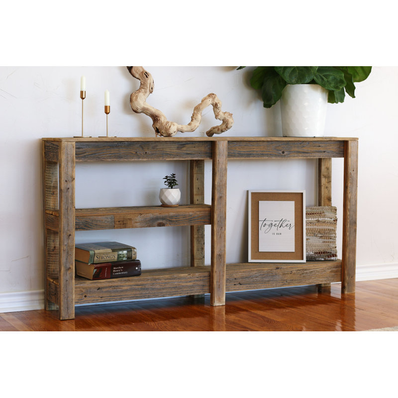 Anavaeh 60'' Solid Wood Console Table