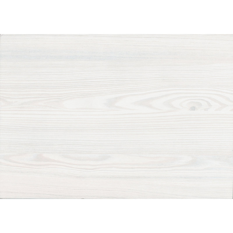 Mobilier de chambre à coucher en bois blanc avec lit simple à panneau simple 1pc, lit dans une boîte
