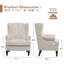 Fauteuil à oreilles Upholsterd-1901830785
