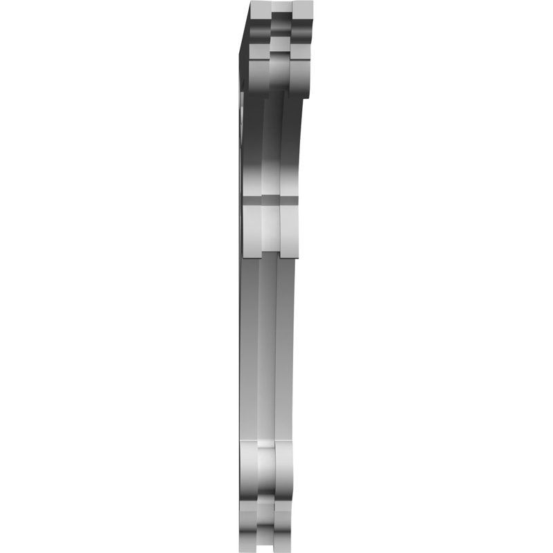 Corbeau en PVC de qualité architecturale Sellek, H 18 po x l 18 po x P 1,875 po
