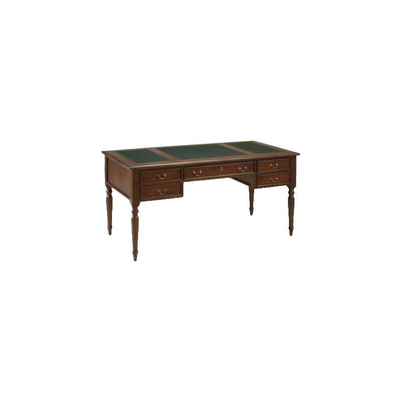 Victorian Solid Wood Base Executive Desk