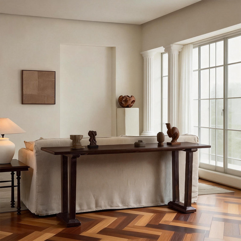 Retro Minimalist Practical Console Table