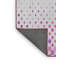 Tapis à pois blanc cassé / rose-1005698068