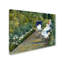 «Children In The Garden With Nanny», reproduction sur toile tendue-1638544868