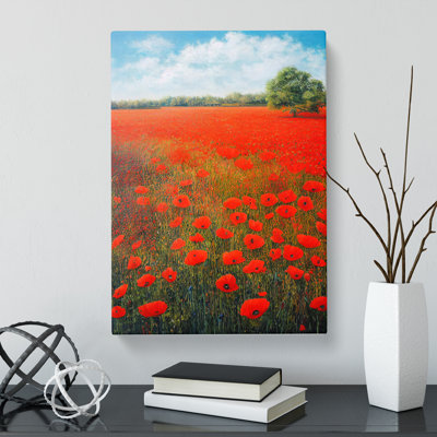 Eusden Poppy Field Vol.4 - Wrapped Canvas