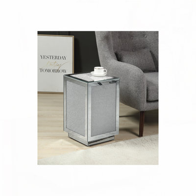 Table d'appoint en miroir