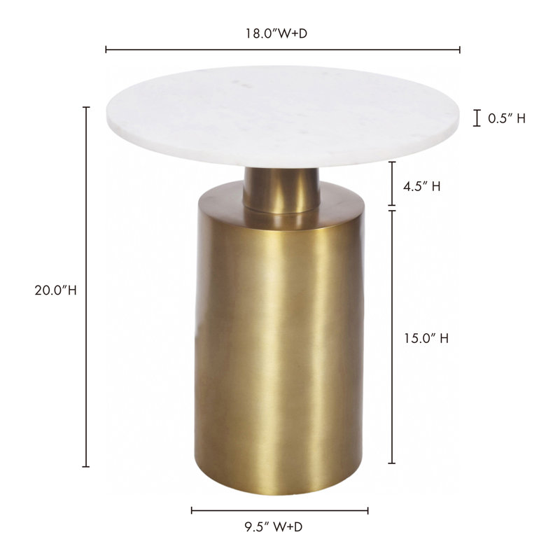 Marble End Table