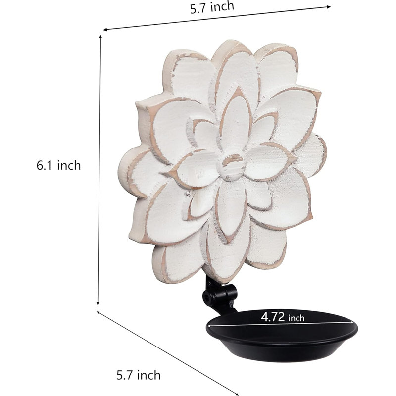 Ensemble de deux appliques de style campagnard