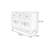 Retro simple and light luxury sideboard