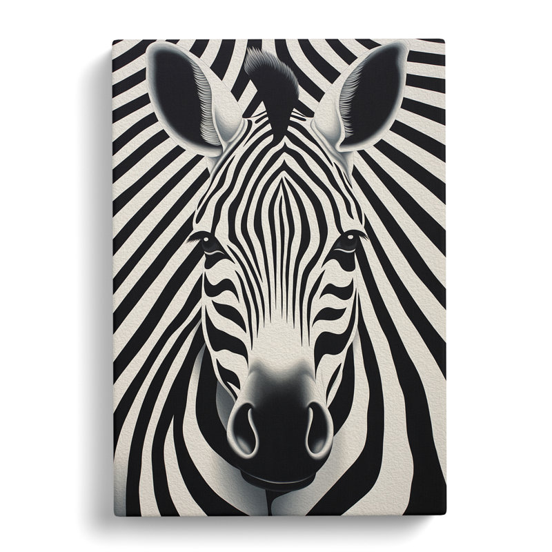 Badger Op - Wrapped Canvas, 50cm H x 35cm W x 3cm D