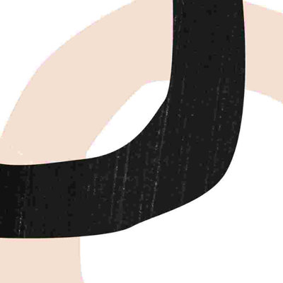 Arches noires et brun clair - peinture sur toile tendue