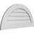 Half Round Surface Mount Signature Urethane Non-Functional Gable Vent Primed Tan-101724384