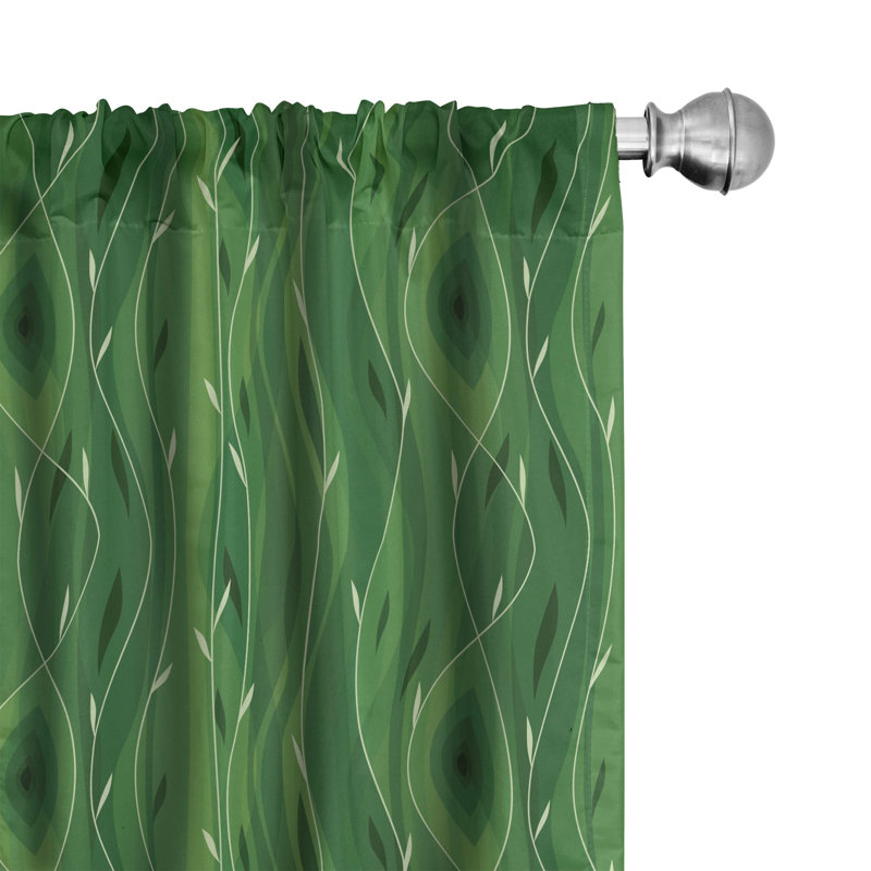 Ambesonne Room Darkening Sliding Panel Pair, 28" x 84"