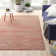 Garbielle Striped Sand Maroon Salmon Indoor Outdoor Area Rug