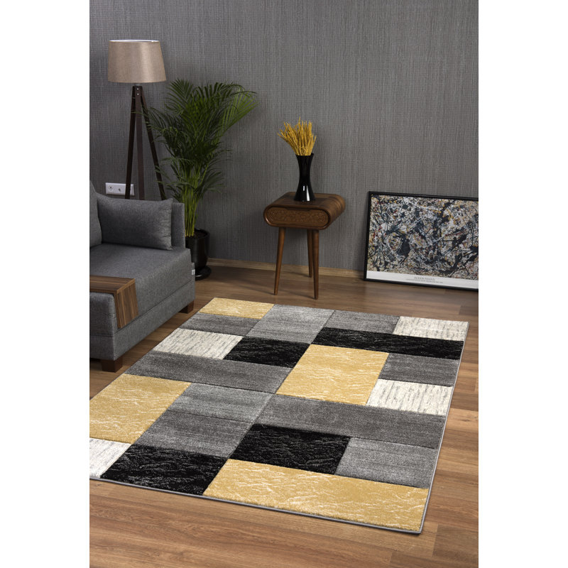 Eduardo Geometric Hand Woven Area Rug, Rectangle 160 x 220cm