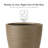 Polyethylene Newport Garden Planter-1432603131