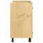 Vidaxl Cabinet With Storage SKI Honey Brown Solid Pine Wood Modern Furniture