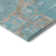 Premium Machine Washable Prisco Teal Rug