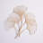 Copper Metal Gingko Leaf Floral Wall Decor 35" x 1" x 34"