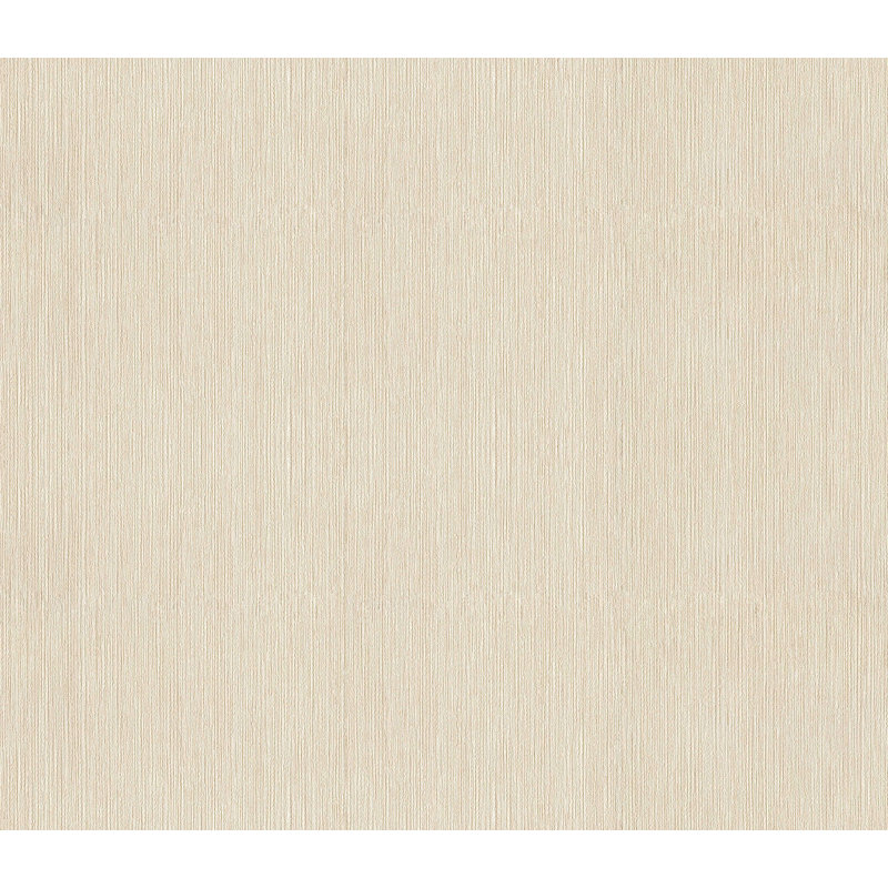 Papier peint Sunshower Stria, Blanc / Crème