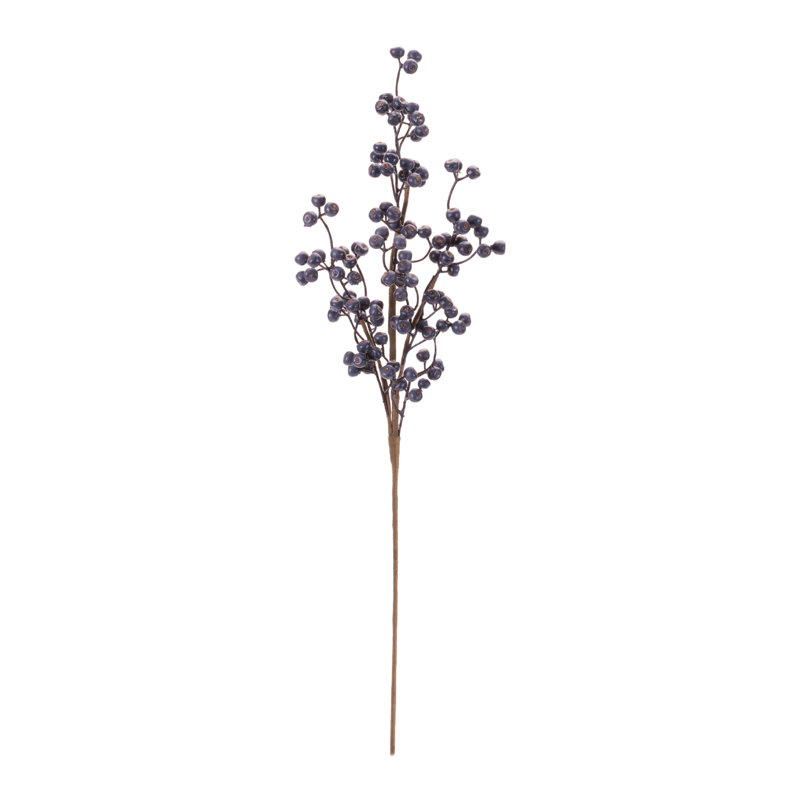Branche de baies bleues (ensemble de 4)